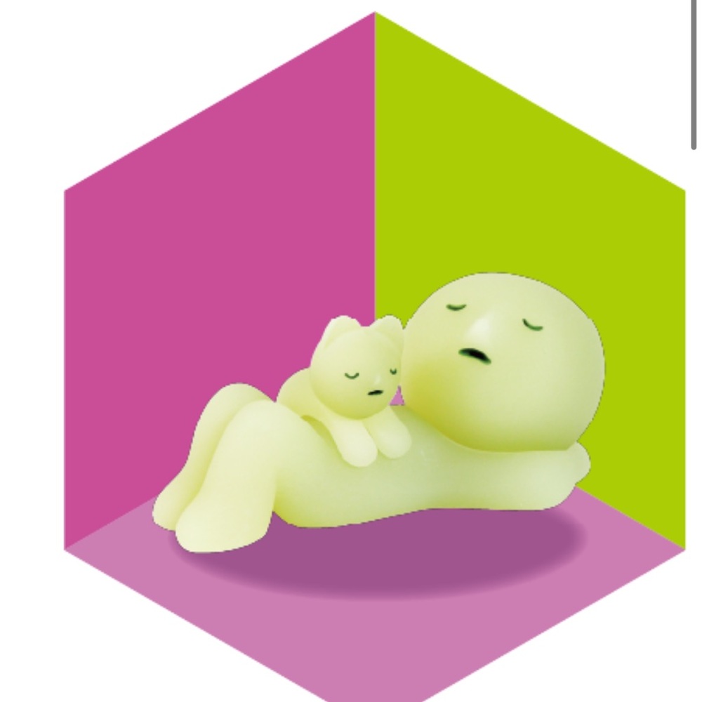 Smiski sunbathing (Sunday series)